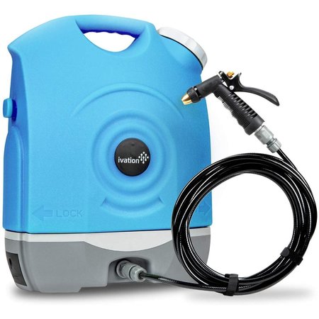 Ivation Multi-Purpose Portable Spray Washer w/Water Tank – Rechargeable 2200 mAh Lithium Battery IVASWASHERV2
